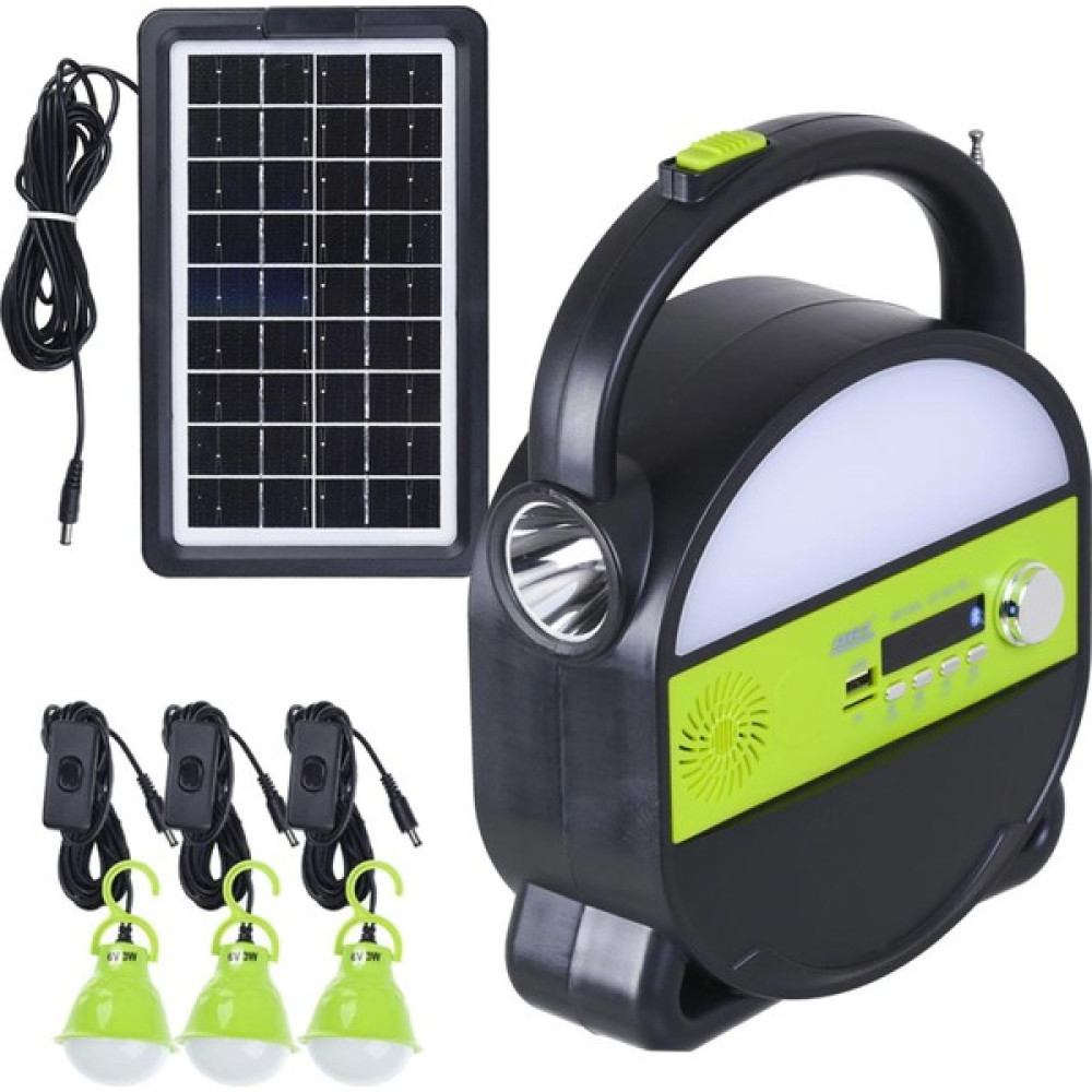 Dat Solar Kamp Lambası Acil Durum Işığı Şarjlı Bt/usb/sd/fm Dat DT-9017B Elektrik ve Aydınlatma Fiyatı