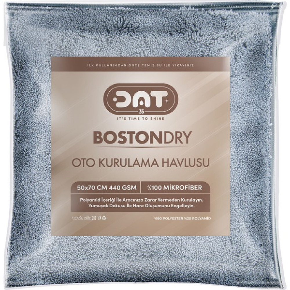 Dat35 Bostondry 50CMX70CM Mikrofiber Oto Kurulama Havlusu Araç Yıkama Bezi Araba Temizlik Havlusu 440GSM Oto Bakım Bezleri Fiyatı