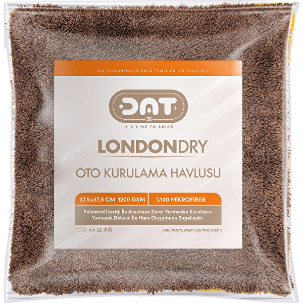 Dat35 Londondry 37,5X37,5 Mikrofiber Oto Kurulama Havlusu Araç Yıkama Bezi Araba Temizlik Bezi Ultra Kalın ! Oto Bakım Bezleri Fiyatı