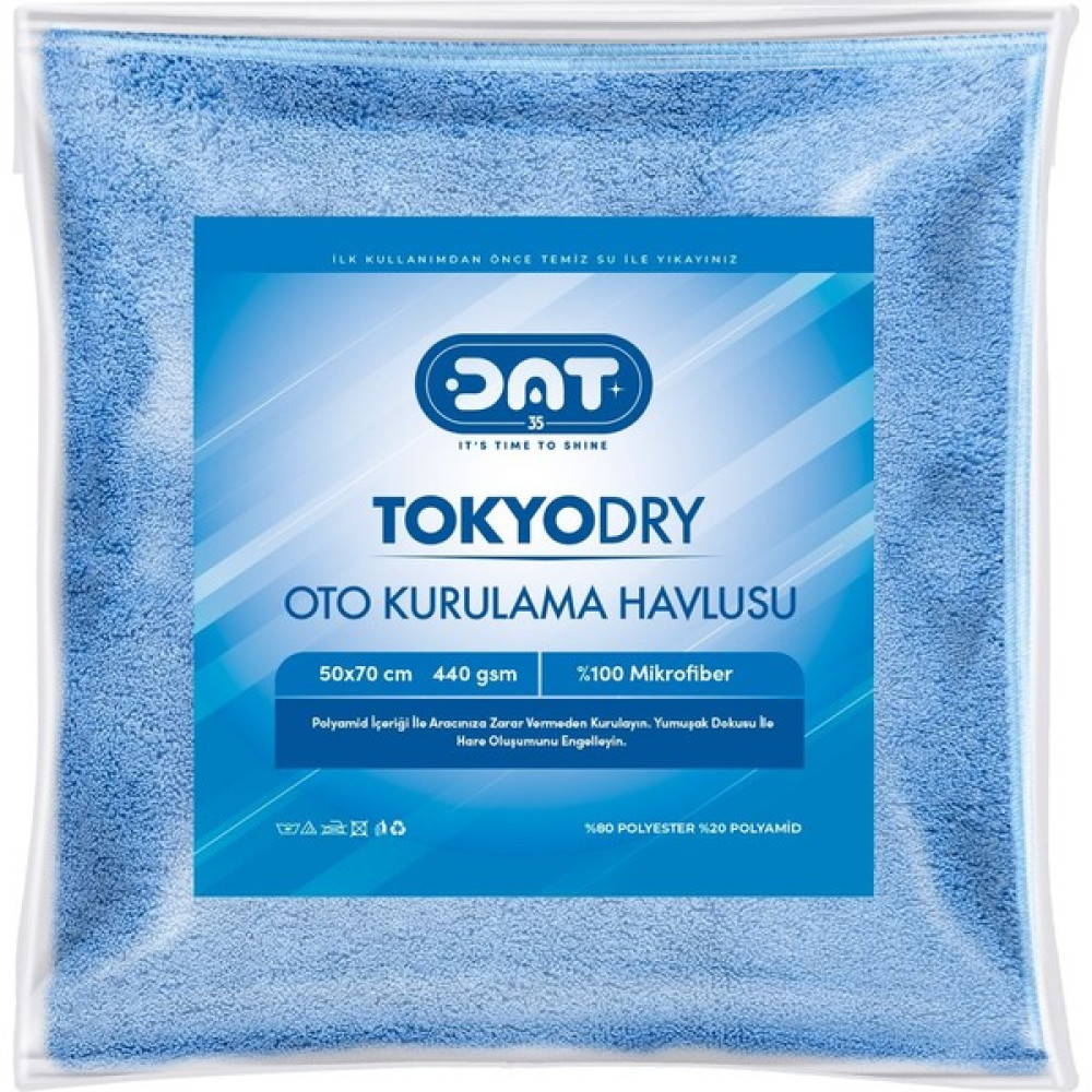 Dat35 Tokyodry 50CMX70CM Mikrofiber Oto Kurulama Havlusu Araç Yıkama Bezi Araba Temizlik Havlusu 440GSM Oto Bakım Bezleri Fiyatı