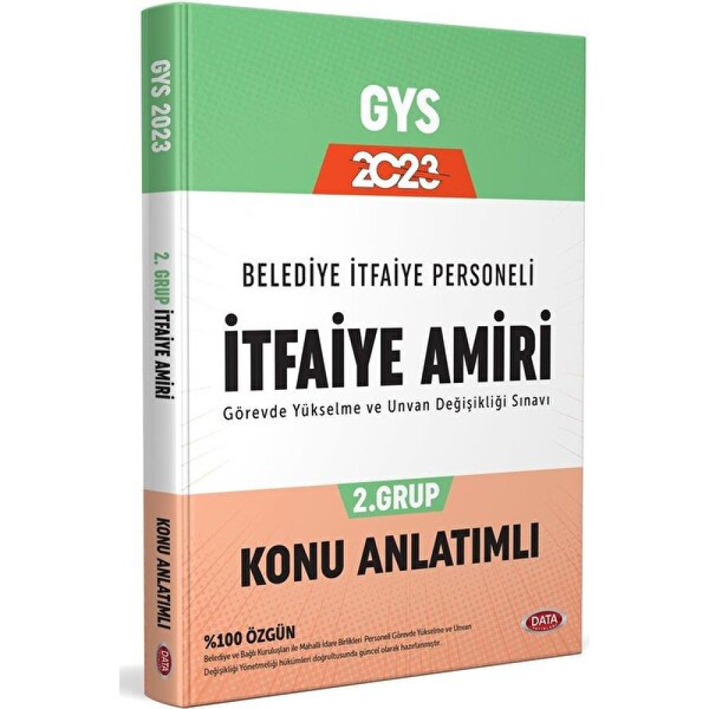 DATA 2023 Belediye Itfaiye Personeli Itfaiye Amiri 2. Grup GYs Konu Anlatımlı Data Kaynak Kitapları Fiyatı