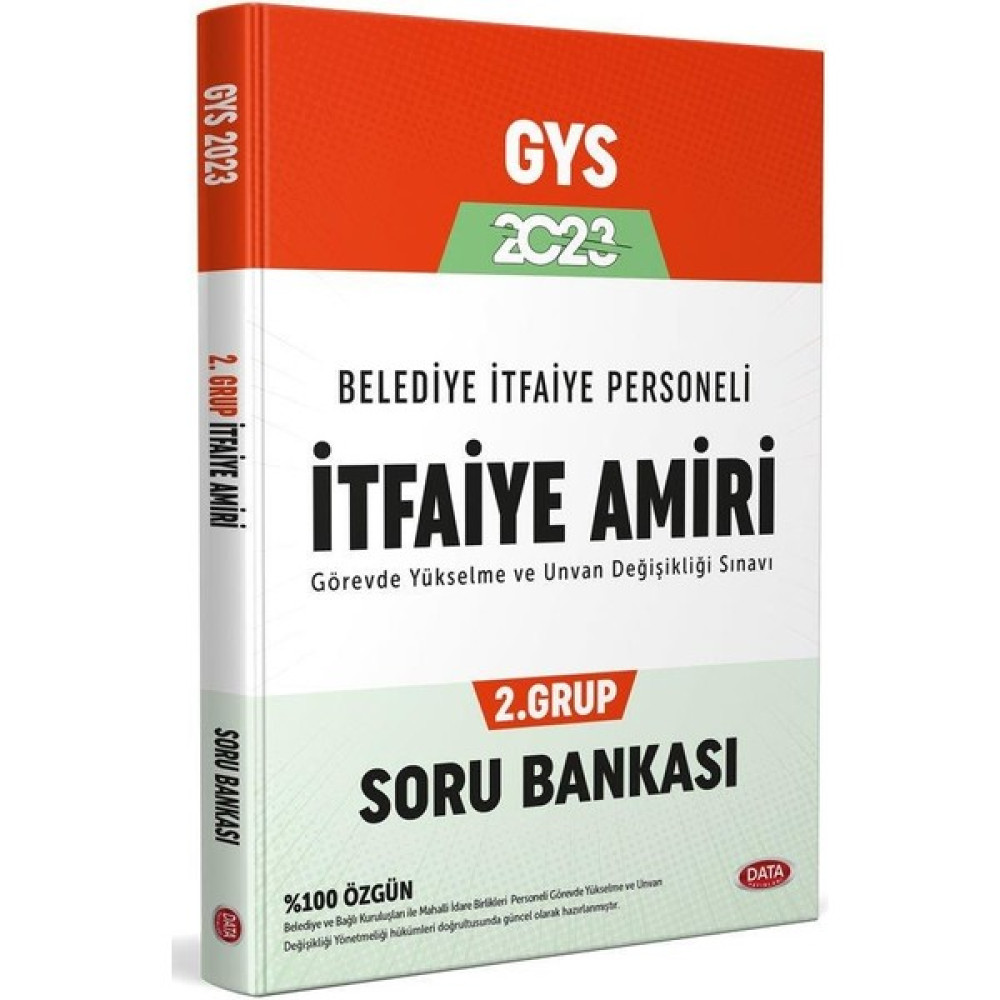 DATA 2023 Belediye Itfaiye Personeli Itfaiye Amiri 2. Grup GYs Soru Bankası Data Kaynak Kitapları Fiyatı