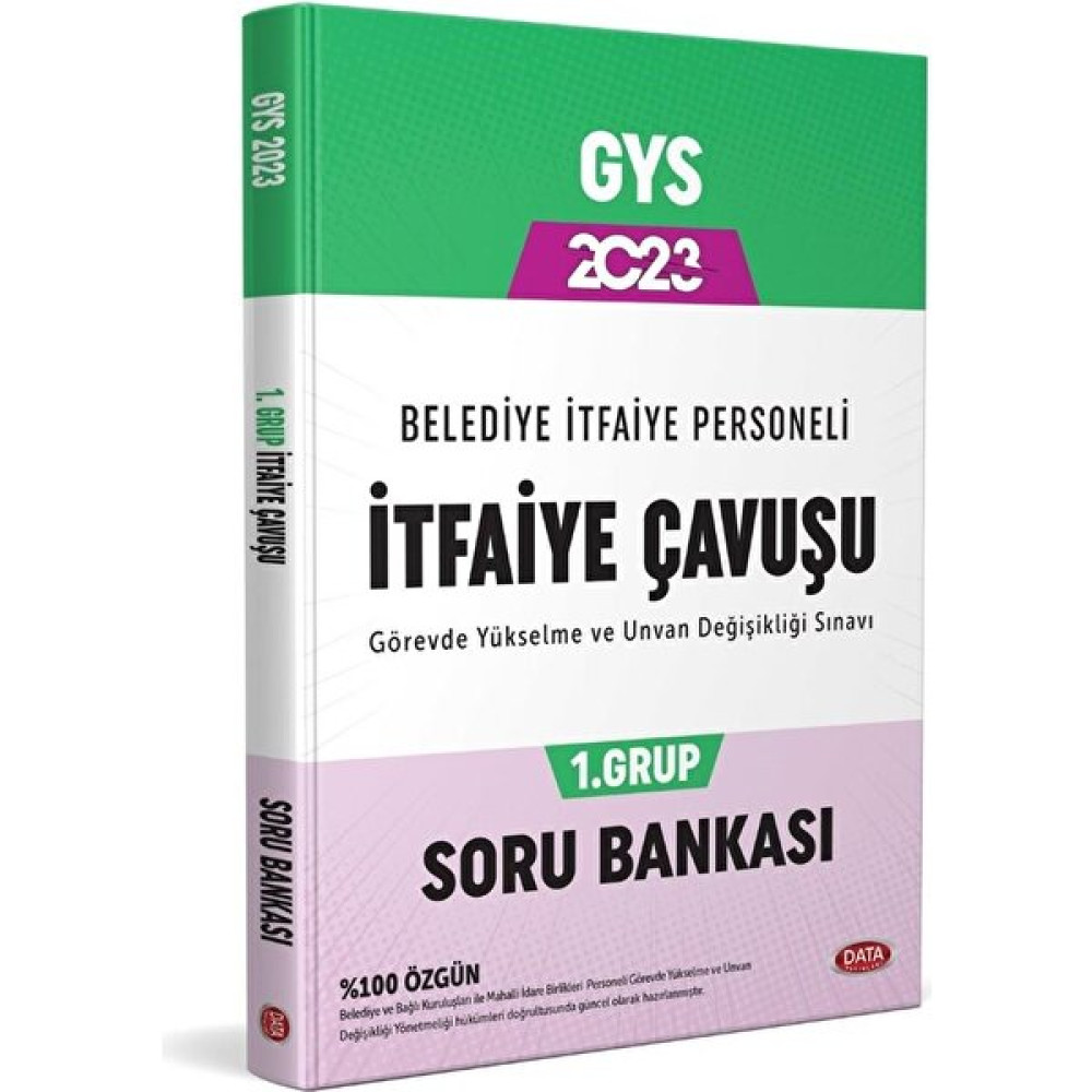 DATA 2023 Belediye Itfaiye Personeli Itfaiye Çavuşu 1. Grup GYs Soru Bankası Data Kaynak Kitapları Fiyatı