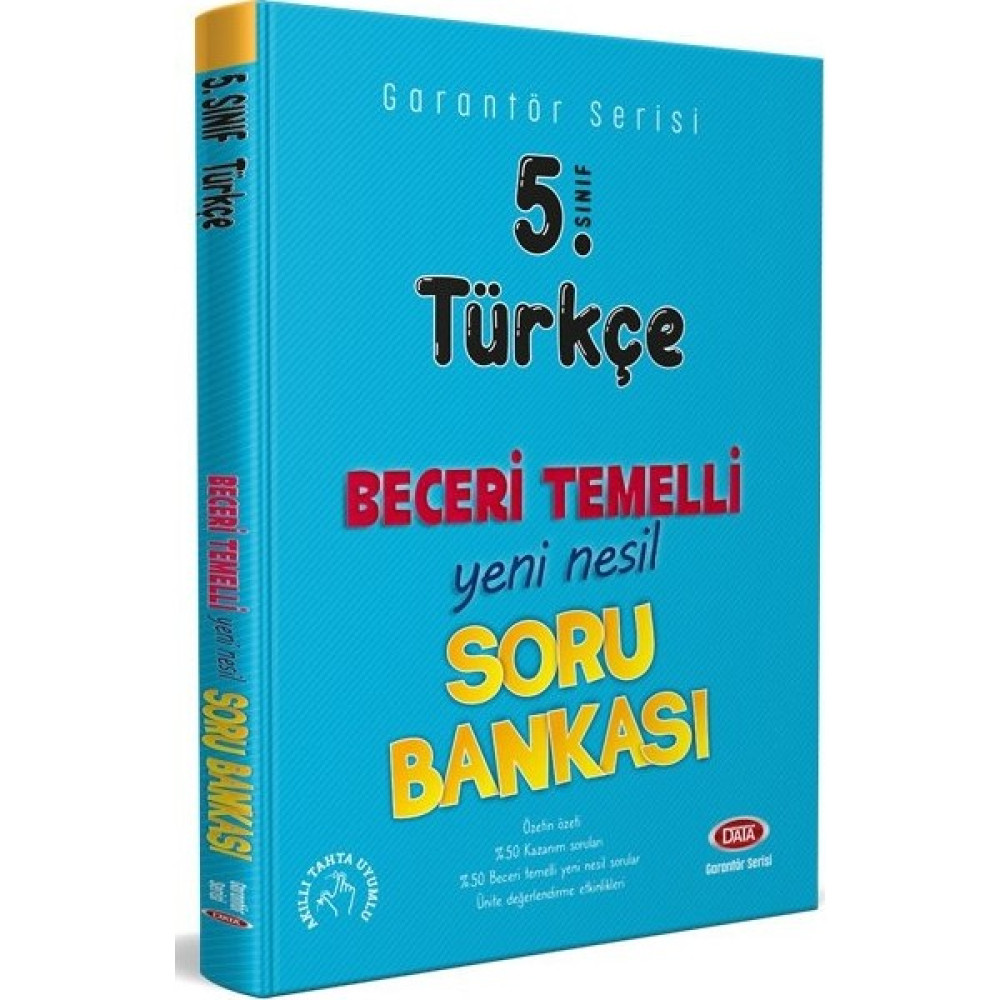 Data 5. Sınıf Türkçe Beceri Temelli Soru Bankası Türkçe Fiyatı