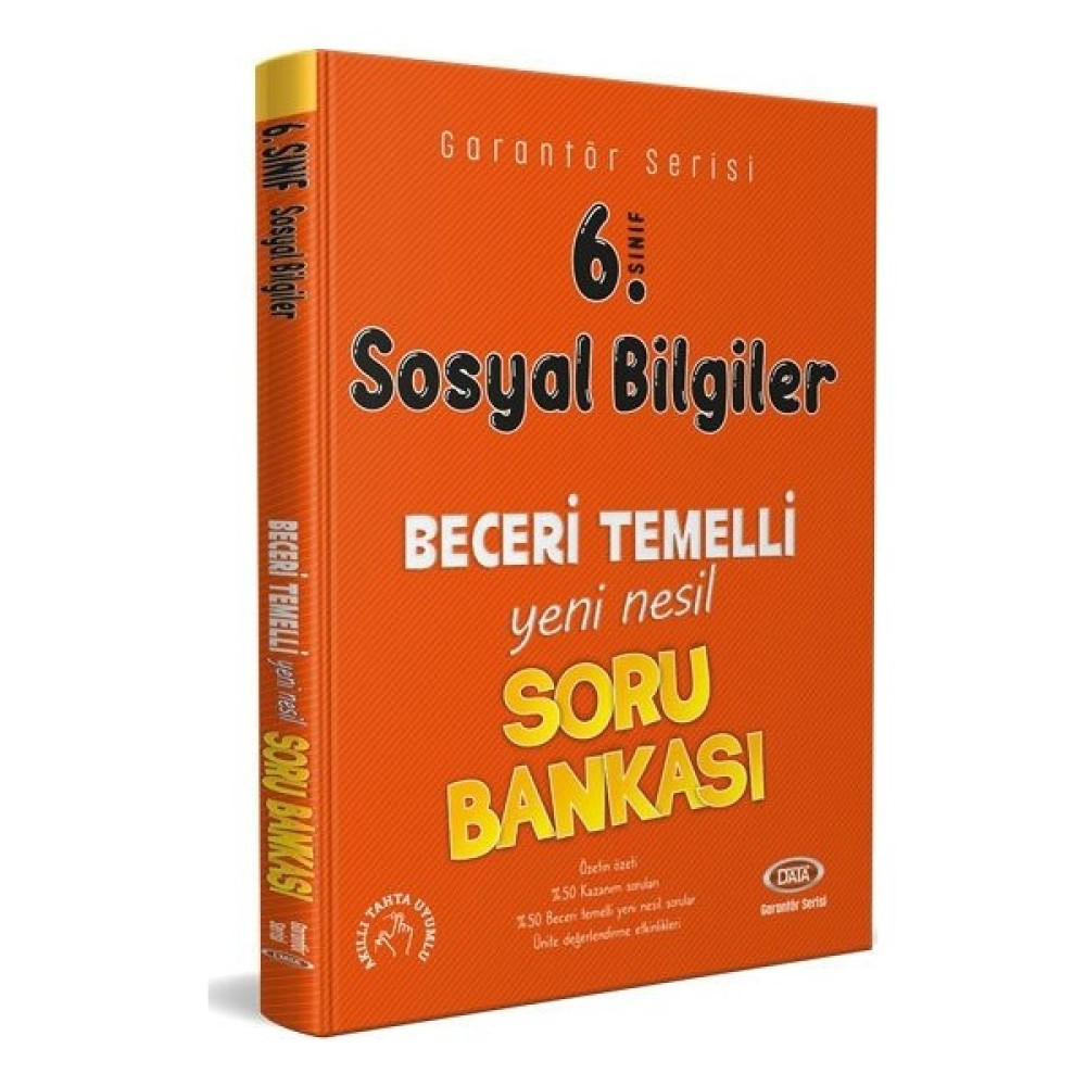 Data 6. Sınıf Sosyal Bilgiler Beceri Temelli Soru Bankası Sosyal Bilgiler Fiyatı
