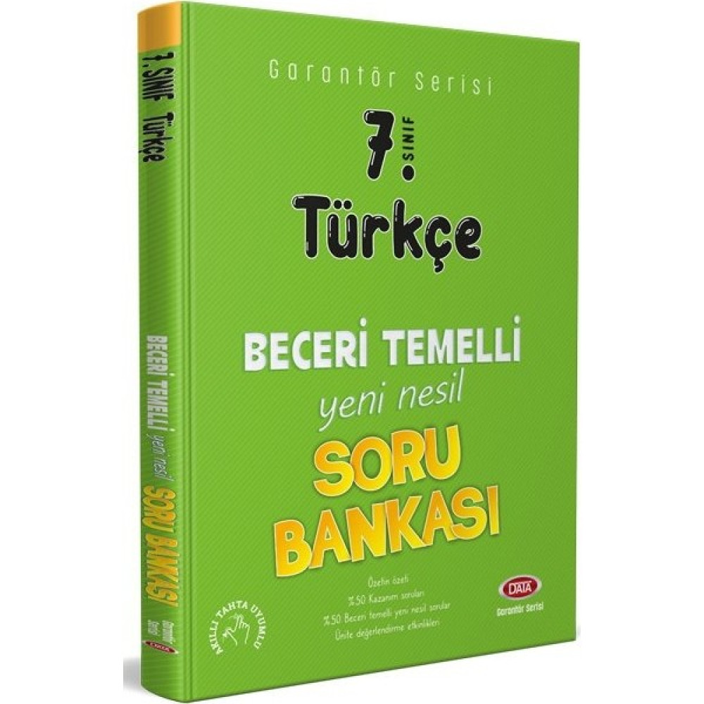 Data 7. Sınıf Türkçe Beceri Temelli Soru Bankası Türkçe Fiyatı