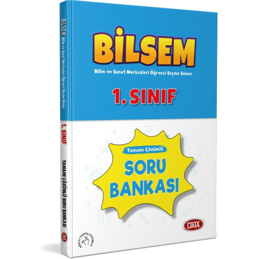 Data Yayınları 1. Sınıf Bilsem Tamamı Çözümlü Soru Bankası - Data Yayınları Ders Sınav Kitapları Fiyatı