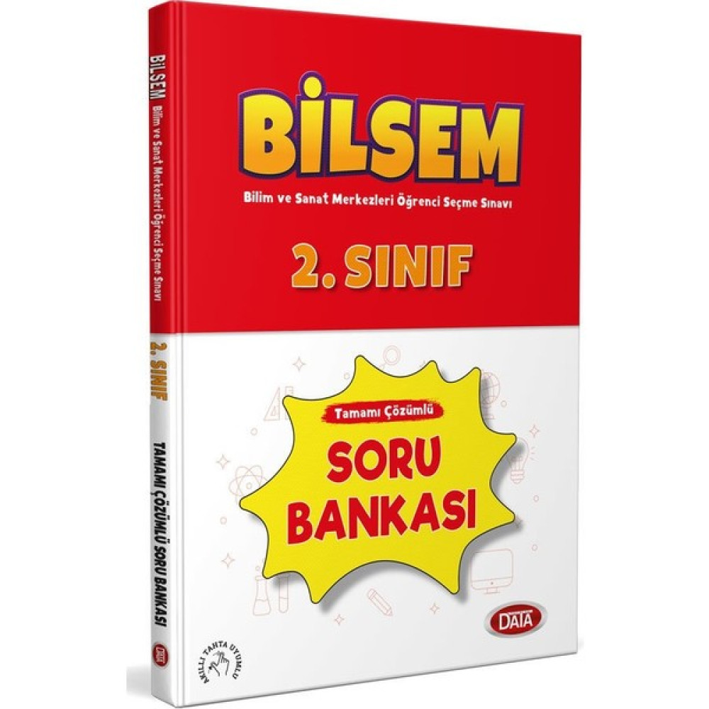 Data Yayınları 2. Sınıf Bilsem Tamamı Çözümlü Soru Bankası - Data Yayınları Ders Sınav Kitapları Fiyatı