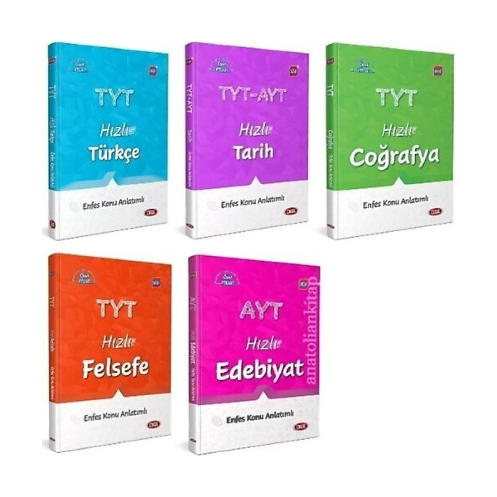 Data Yayınları 2023 TYT - AYT Sözel Hızlı Enfes Serisi Konu Anlatımı Seti Temel Yeterlilik Testi (TYT) Fiyatı
