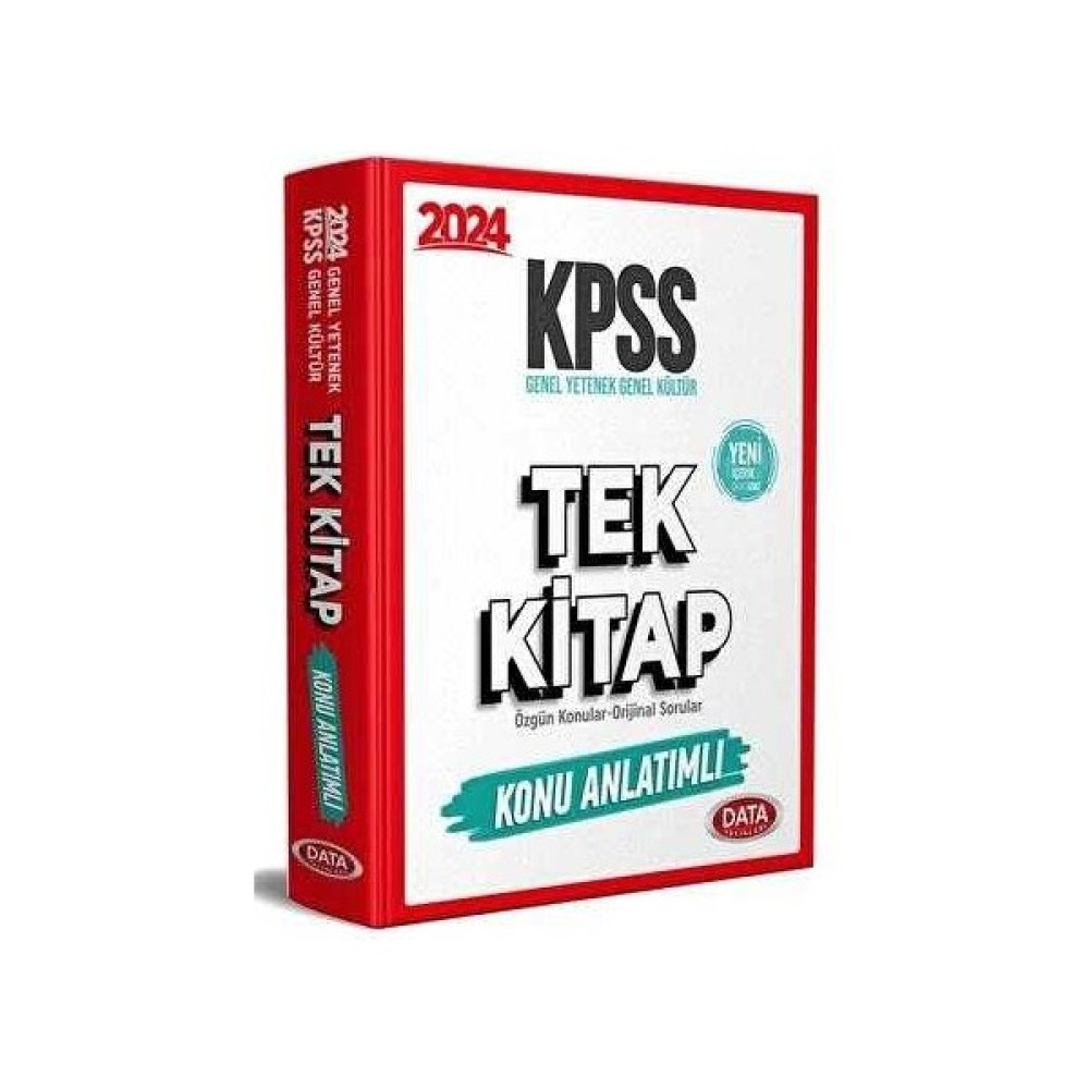 Data Yayınları 2024 KPSS GY - GK Tek Kitap Konu Anlatımlı KPSS Fiyatı