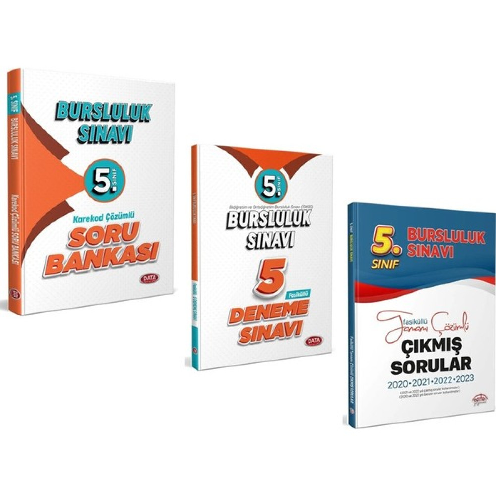 Data Yayınları 5. Sınıf MEB Bursluluk Hazırlık Seti Tüm Dersler Fiyatı