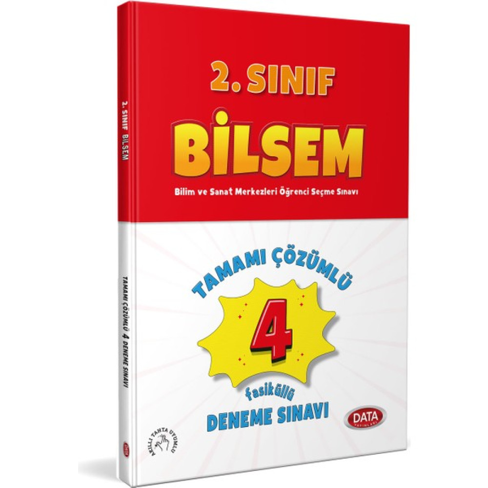 Data Yayınları Bilsem 2. Sınıf Tamamı Çözümlü 4 Fasikül Deneme Sınavı 2023 Tüm Dersler Fiyatı