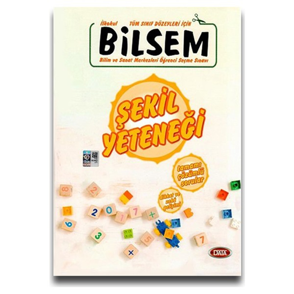Data Yayınları BİLSEM Şekil Yeteneği Tüm Sınıf Düzeyleri İlkokul İçin Tüm Dersler Fiyatı