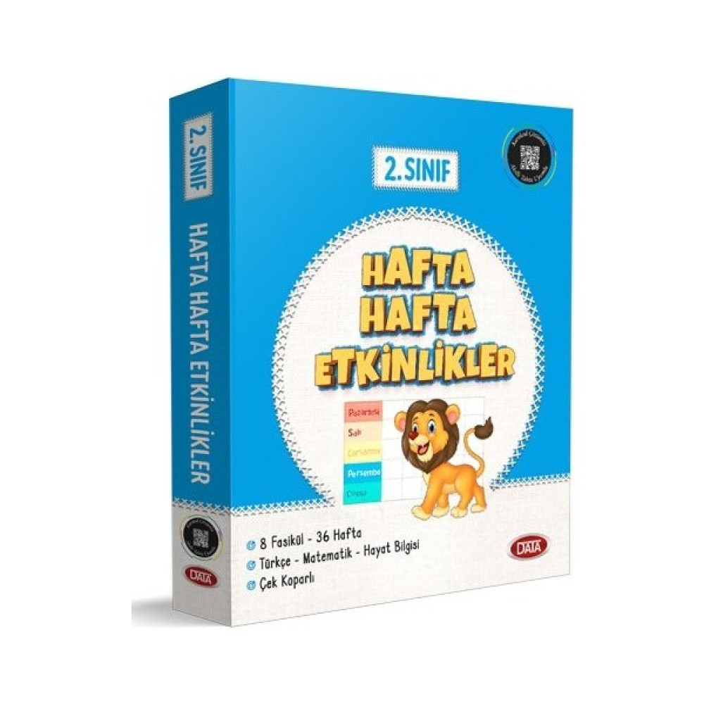 Data Yayınları Data 2. Sınıf Hafta Hafta Etkinlikler (8 Fasikül) Kaynak Kitapları Fiyatı