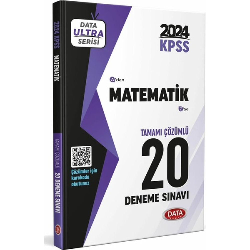 Data Yayınları Data 2024 Kpss Ultra Serisi Matematik 20 Deneme Sınavı KPSS Fiyatı