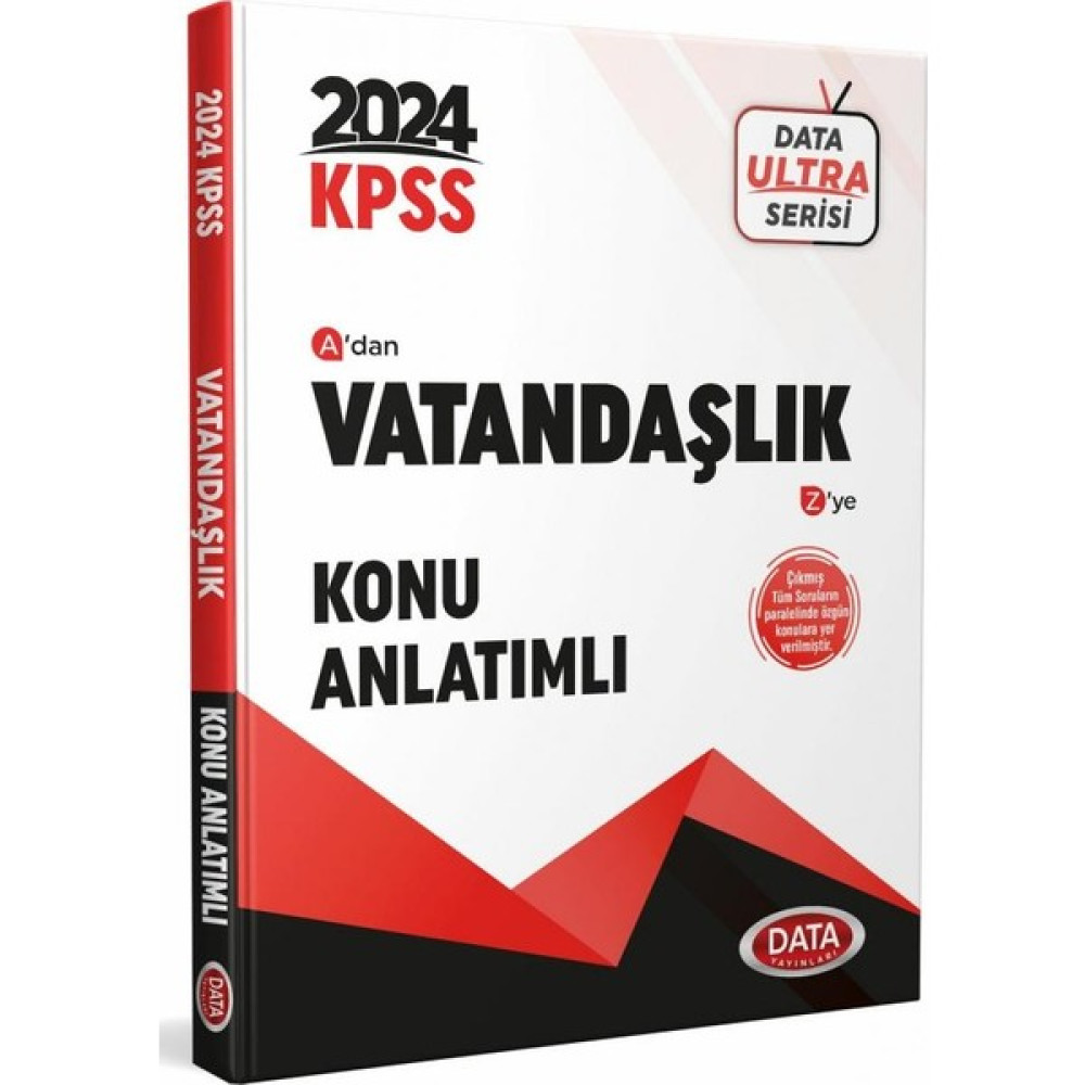 Data Yayınları Data 2024 Kpss Vatandaşlık Konu Anlatımlı KPSS Fiyatı