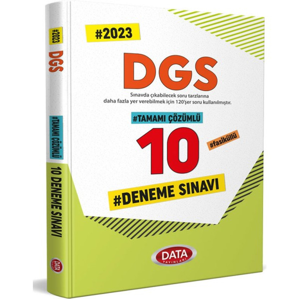 Data Yayınları Dgs Tamamı Çözümlü 10 Deneme Sınavı DGS Fiyatı