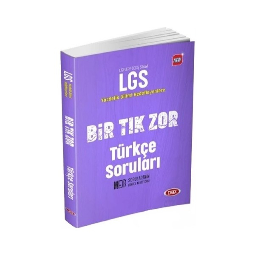 Data Yayınları LGS Bir Tık Zor Türkçe Soruları Ders Sınav Kitapları Fiyatı