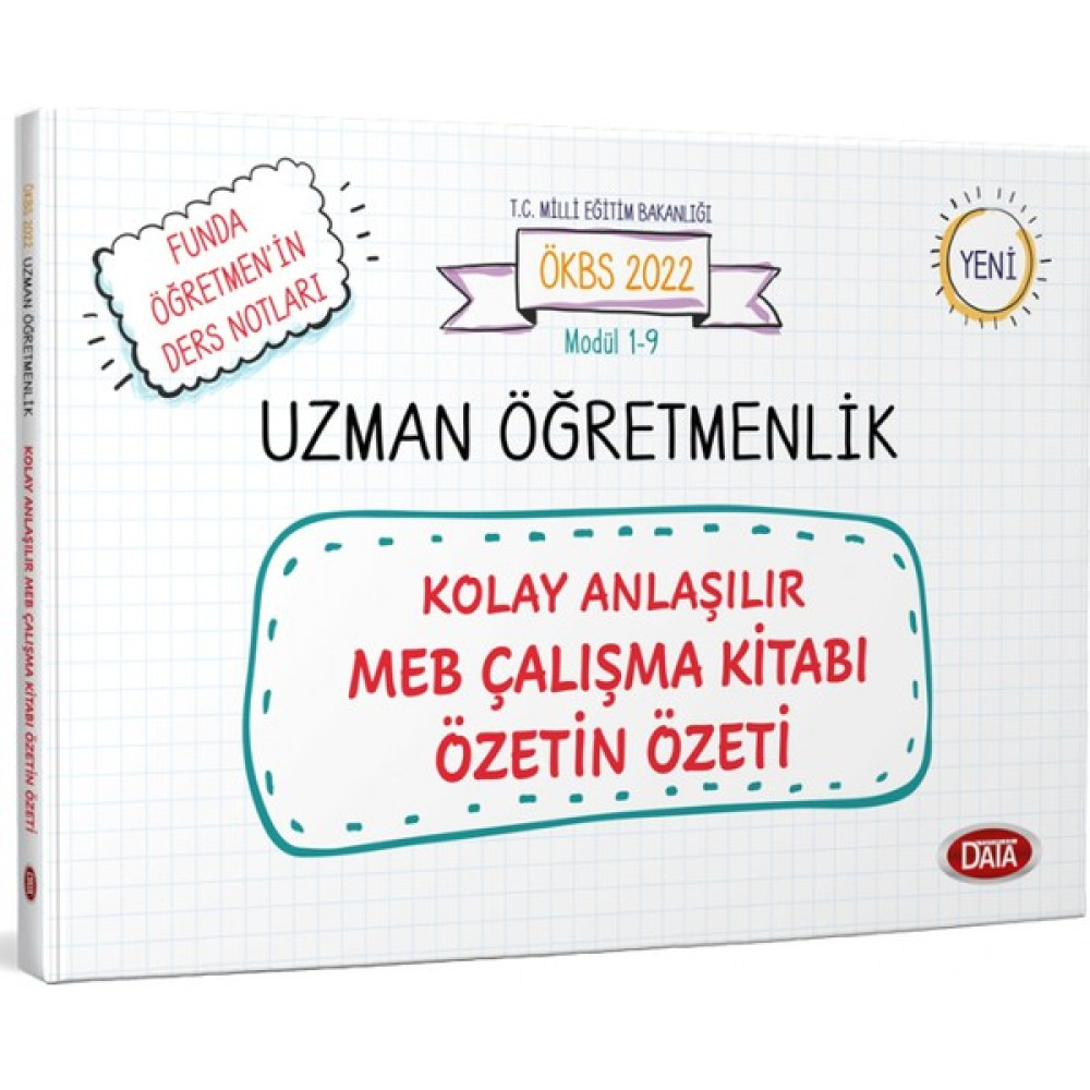 Data Yayınları Uzman Öğretmenlik Kolay Anlaşılır Meb Çalışma Kitabı Özetin Özeti Görevde Yükselme Sınavları Kitapları Fiyatı