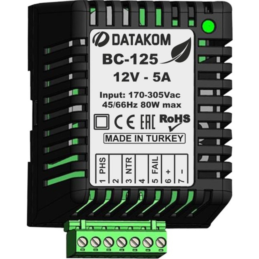 Datakom BC-125 Akıllı Akü Şarj Cihazı 12 Volt 5 Amper Akü Fiyatı
