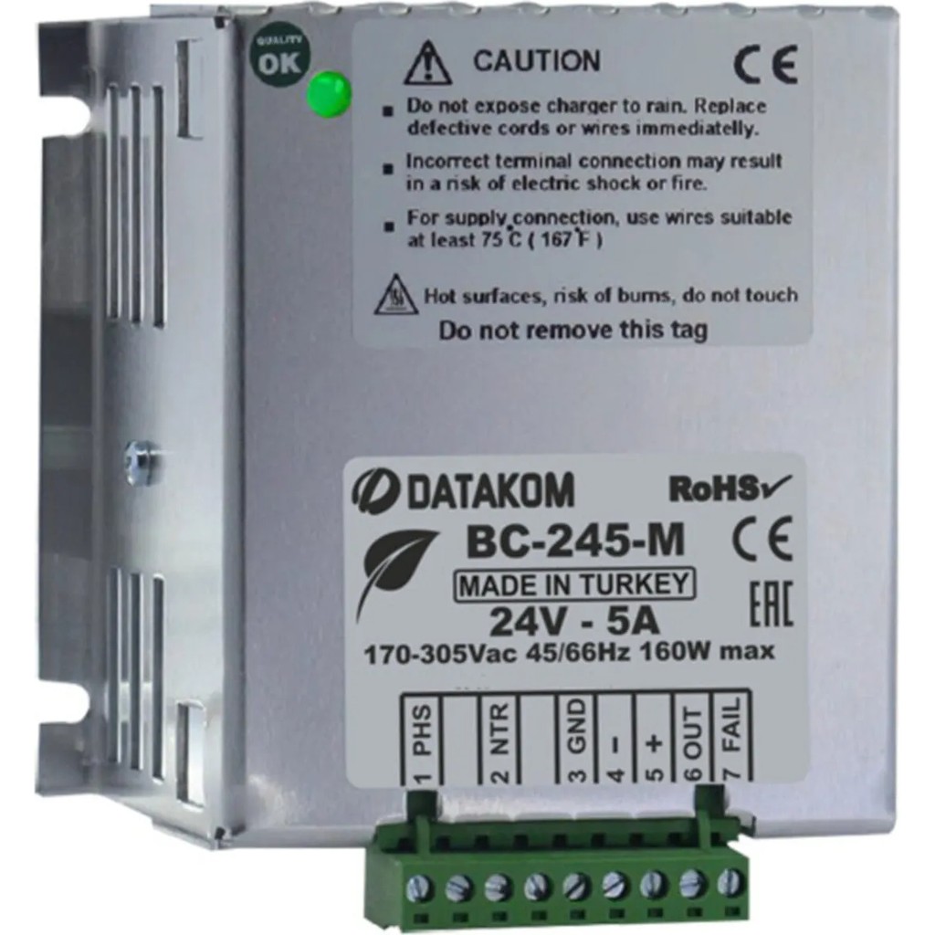 Datakom Bc 245 M 24V-5A Akü Şarj Redresörü SSD / Solid State Drive Fiyatı