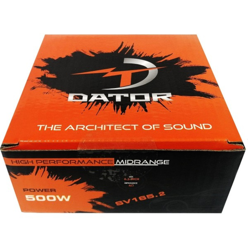 Dator 16 cm Profesyonel Midrange SV-165.2 125W Rms 500W Maksimum Güç (2 Adet) Oto Hoparlörleri & SubWoofer Fiyatı