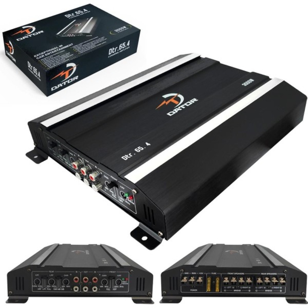Dator Dtr-65.4 Oto Anfi Stereo 3000 Watt 4 Kanal Oto Hoparlörleri & SubWoofer Fiyatı