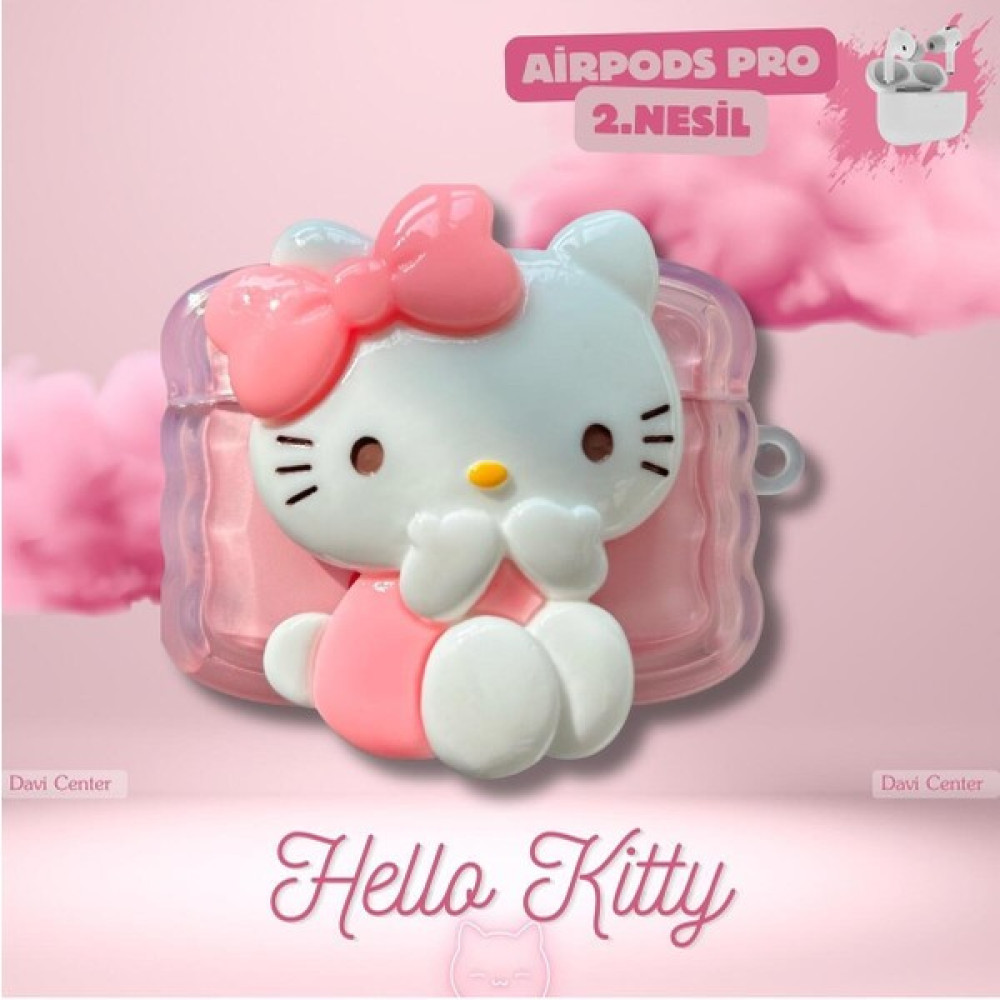 Davi AİRPODS Pro 2. Nesil Uyumlu Hello Kitty Kılıf Cep Telefonu Aksesuarı Fiyatı