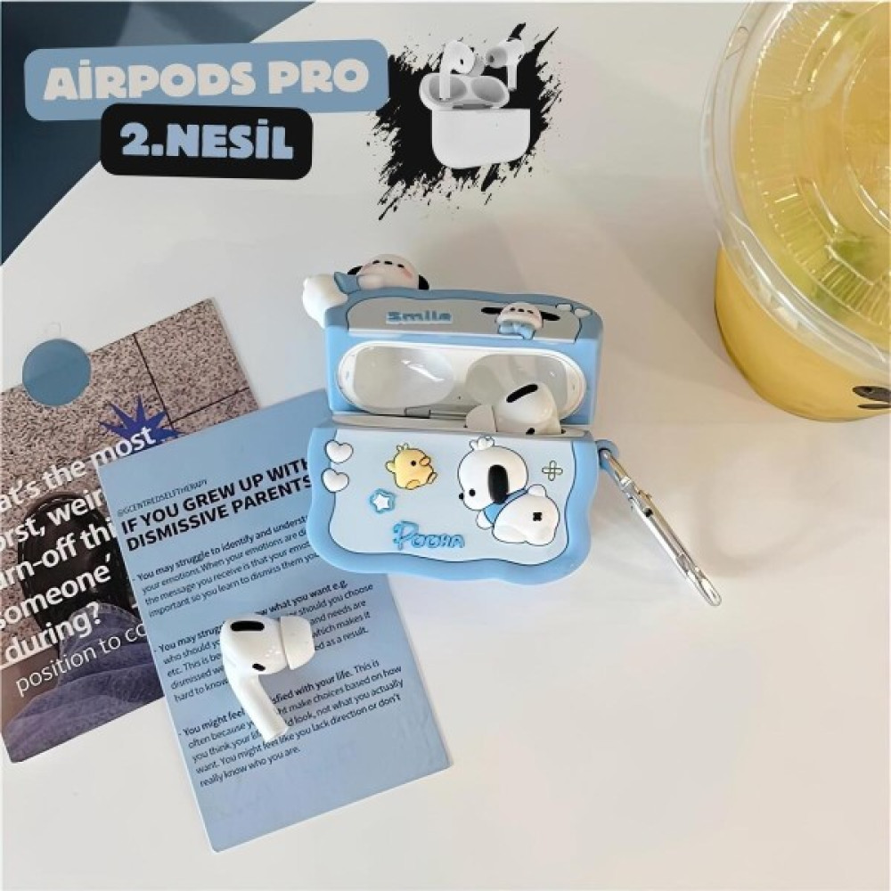 Davi AİRPODS Pro 2. Nesil Uyumlu Sevimli Köpek Pochacco Kılıf Cep Telefonu Aksesuarı Fiyatı