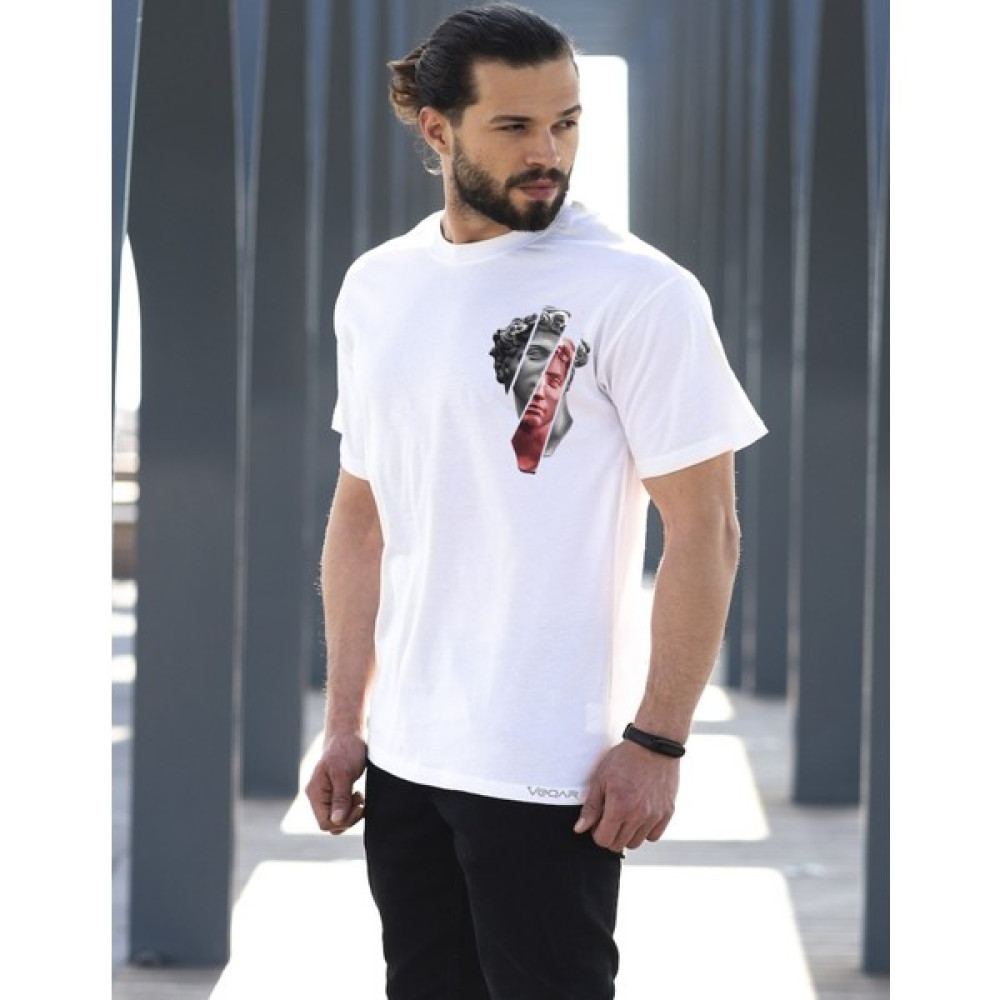 David Kolaj Baskılı Oversize T-Shirt Erkek T-shirt Fiyatı