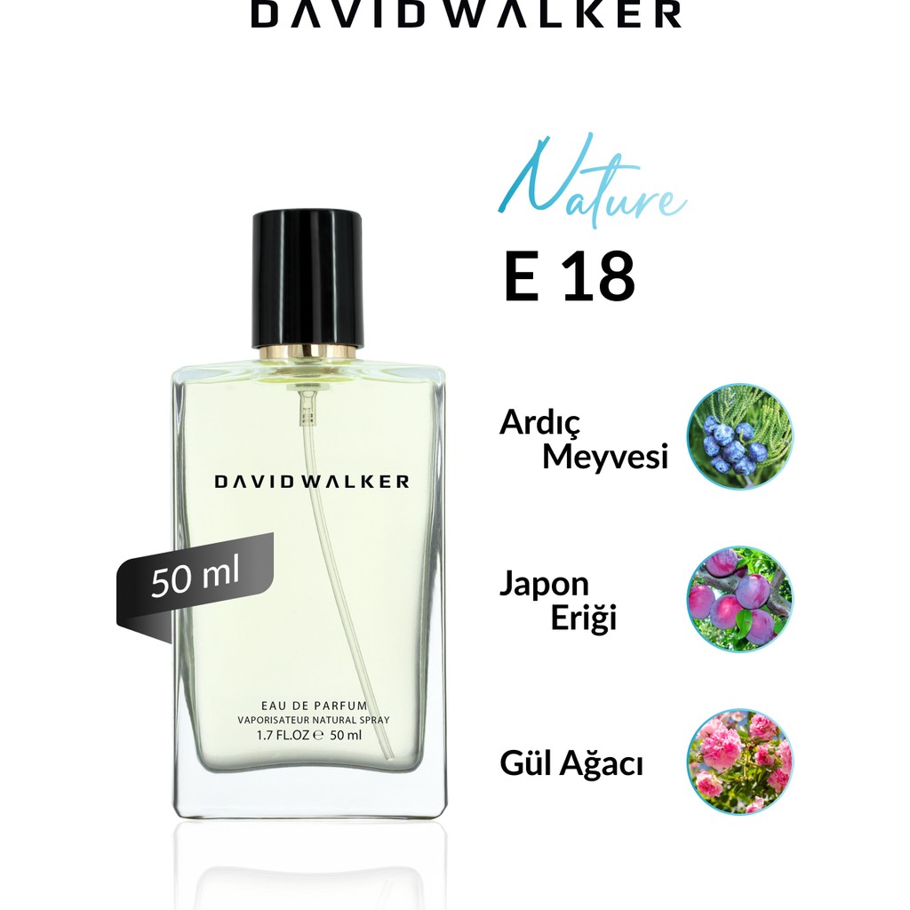 David Walker E18 Nino 50 ml Erkek Parfüm | Nature Parfümler Fiyatı
