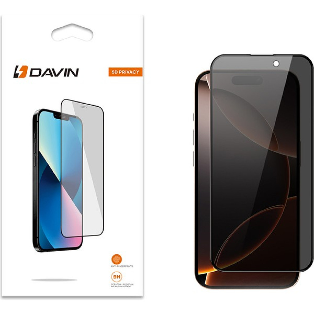 Davin Apple iPhone 16 Pro Ekran Koruyucu Davin Hayalet Cam Koruma Siyah Cep Telefonu Ekran Koruyucusu Fiyatı