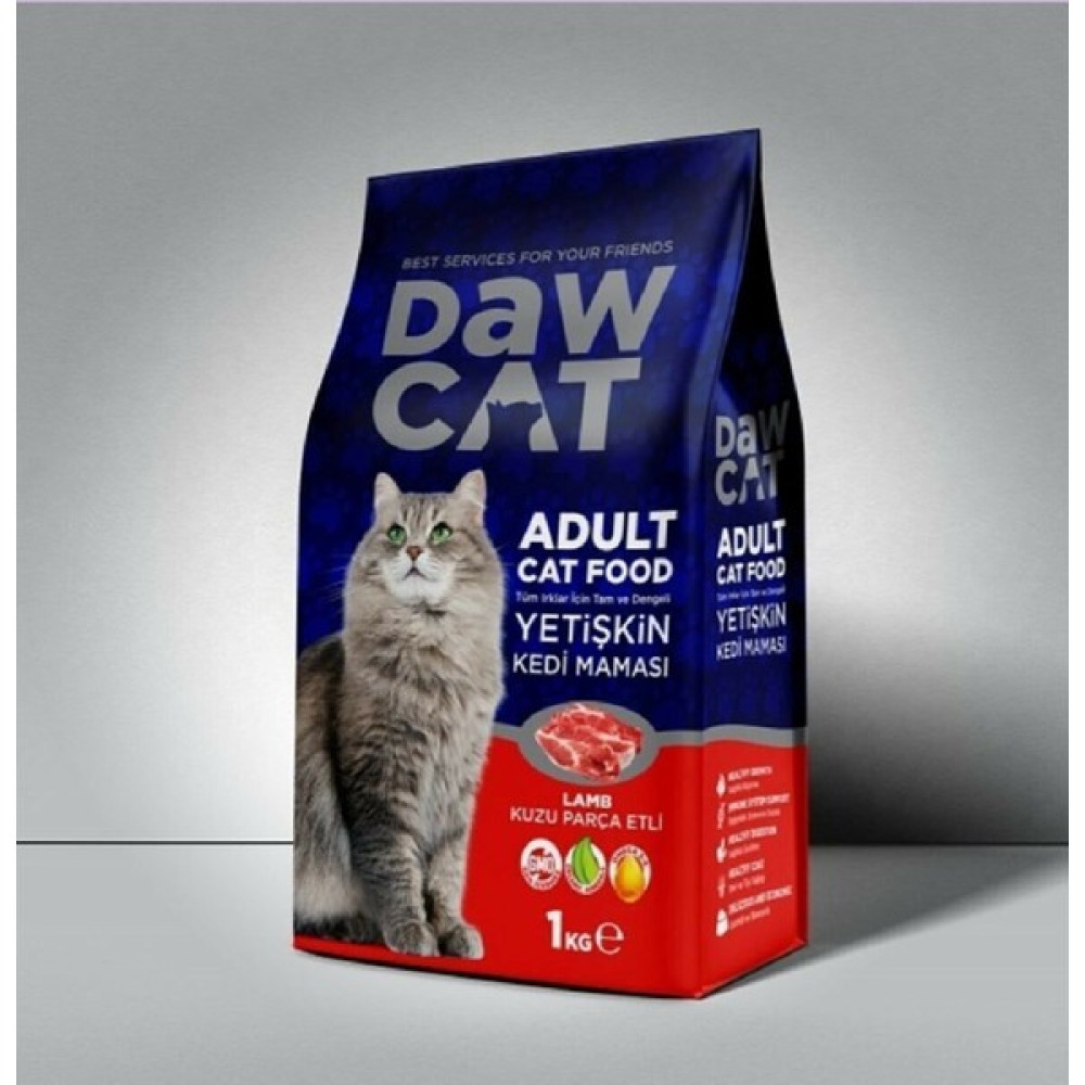 Daw Cat Kuzu Parça Etli Yetişkin Kedi Maması 1 kg Evcil Hayvan Ürünleri Fiyatı
