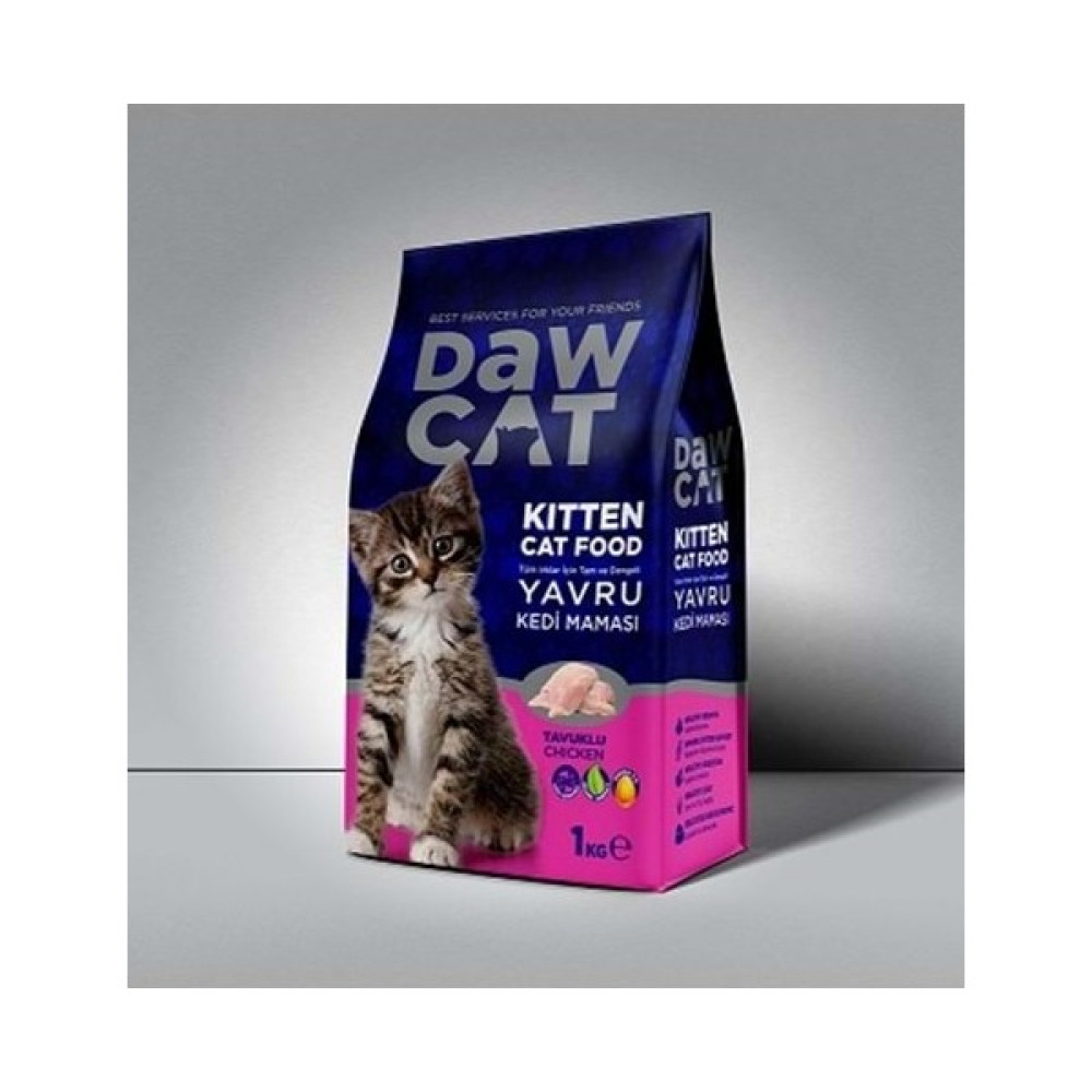 Dawcat Tavuklu Yavru Kedi Maması 1 kg Evcil Hayvan Ürünleri Fiyatı