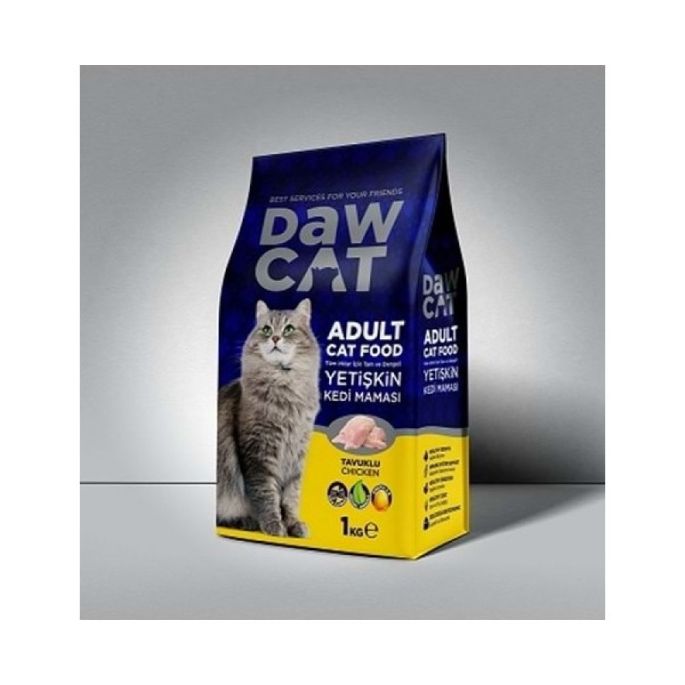 Dawcat Tavuklu Yetişkin Kedi Maması 1 kg Evcil Hayvan Ürünleri Fiyatı
