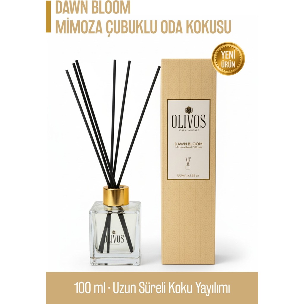 Dawn Bloom Mimoza Çubuklu Oda Kokusu 100 ml – Ferah ve Çiçeksi Uzun Süreli Koku Yayılımı - 1 Adet Diğer Fiyatı
