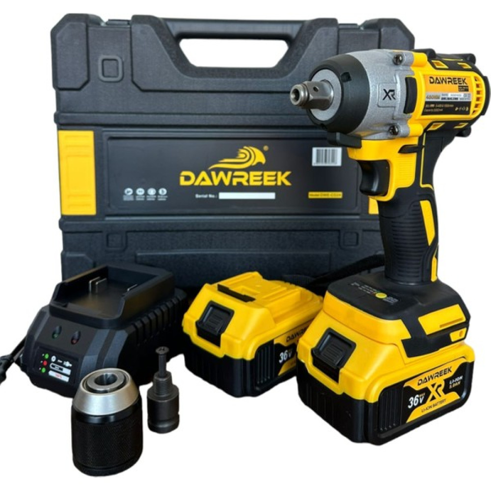 Dawreek 450 Nm Full Setli Dwe Somun Sıkma 36 Volt (Yedek Mandrenli) Somun Sıkma Makinesi Fiyatı