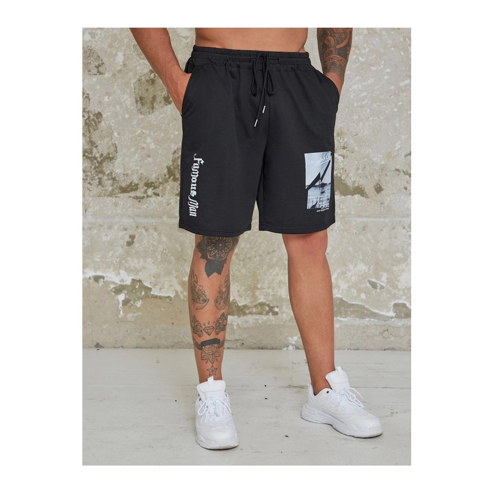 DAXİS Sportwear Company Baskılı Kısa Şort- M Beden Erkek Şort Fiyatı
