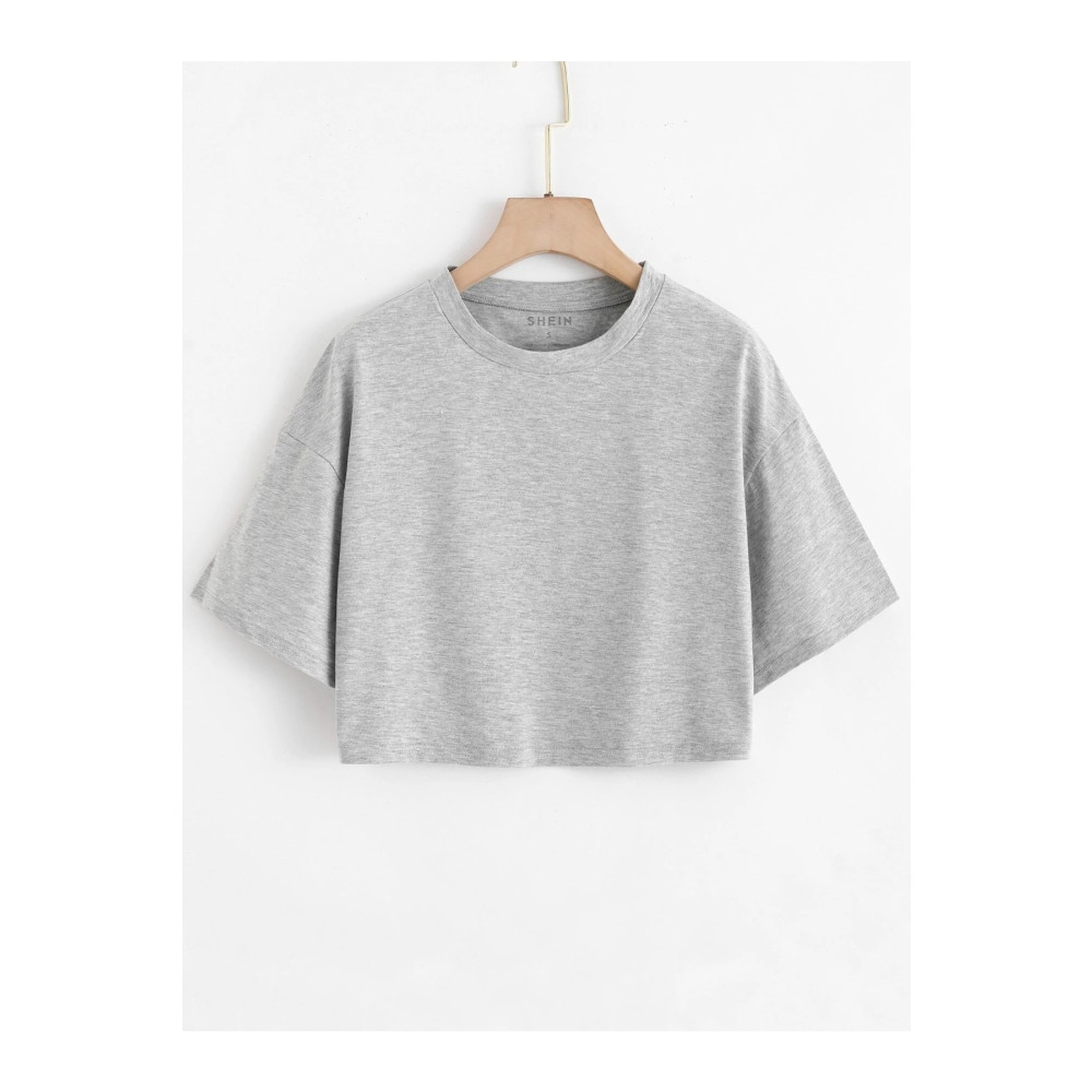 DAXİS Sportwear Company Crop Siyah Tshirt - XS Beden Bayan T-shirt Fiyatı