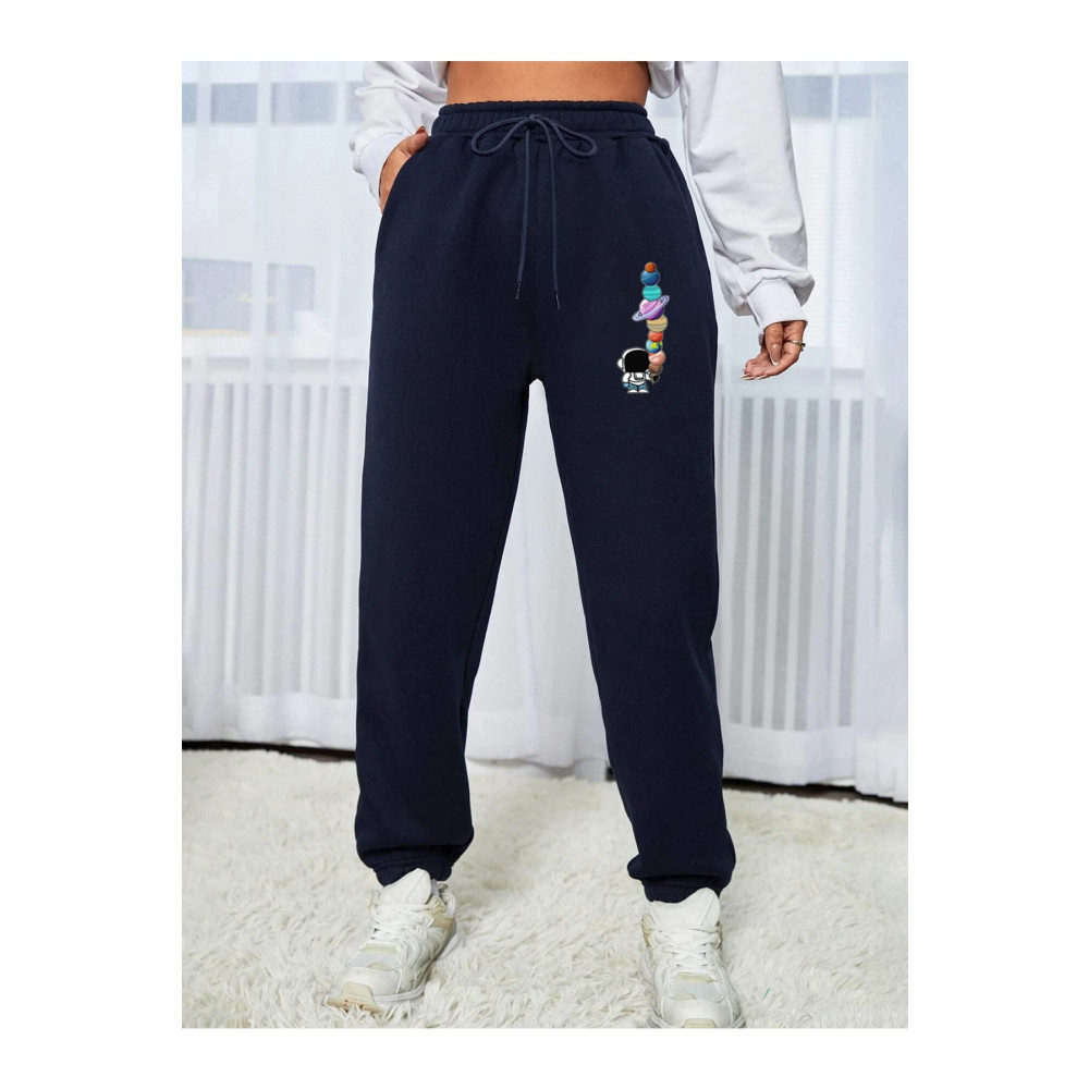 DAXİS Sportwear Company Kadın Baskılı Eşofman Altı 3XL Beden Kadın Eşofman Fiyatı