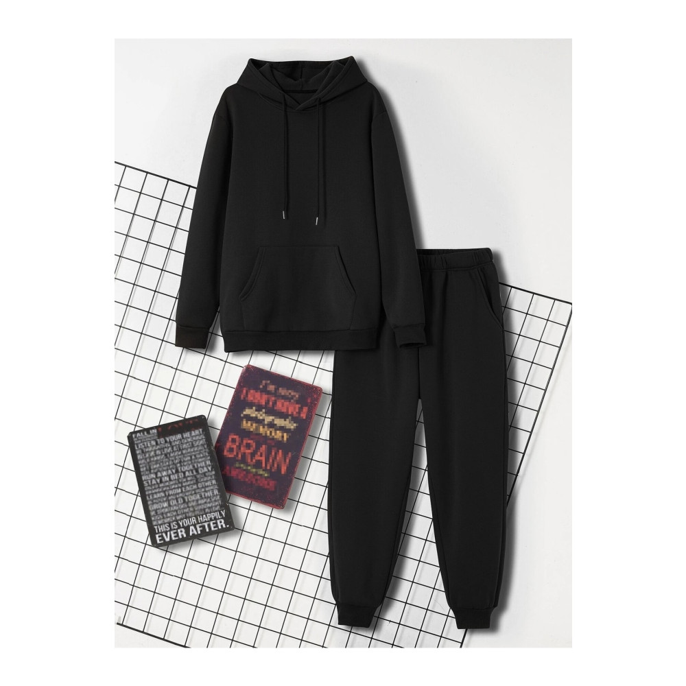 DAXİS Sportwear Company Kapüşonlu Unisex Eşofman Takımı XL Beden Kadın Eşofman Fiyatı