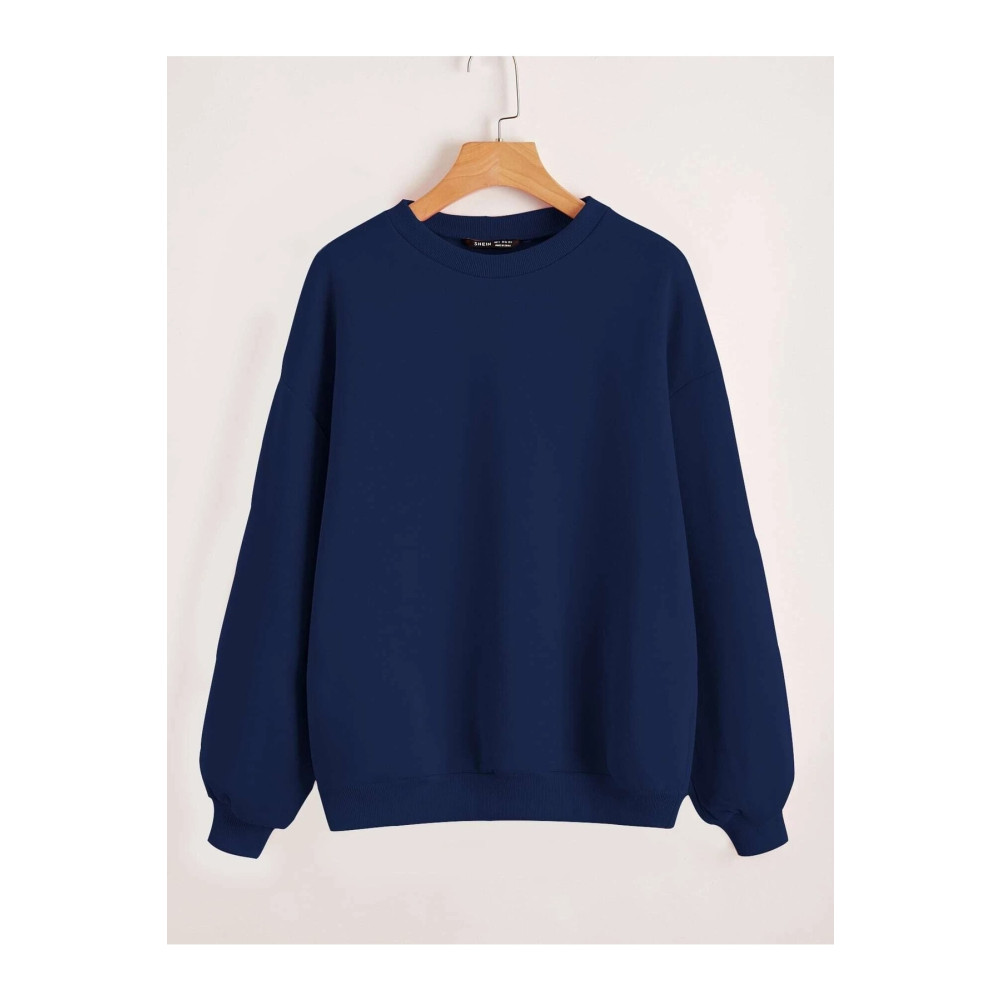 DAXİS Sportwear Company Sıfır Yaka Unisex Oversize Sweatshirt XS Beden Bayan Sweatshirt Fiyatı