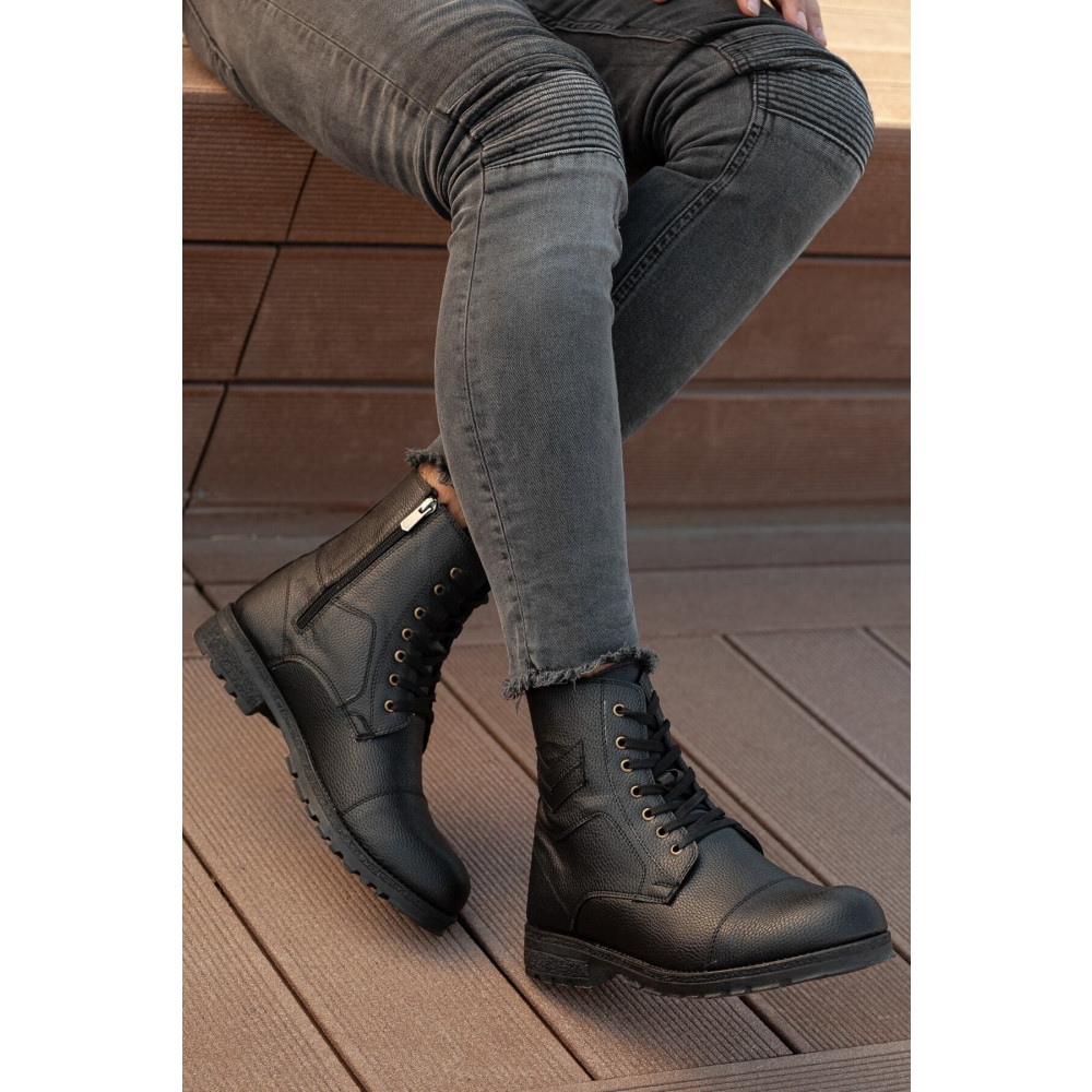 Daxtors D460 Soğuk Geçirmez Kışlık Fermuarlı Unisex Bot Kauçuk Taban Sağlam Garantili Ürün 43 Beden Kadın Botları Fiyatı
