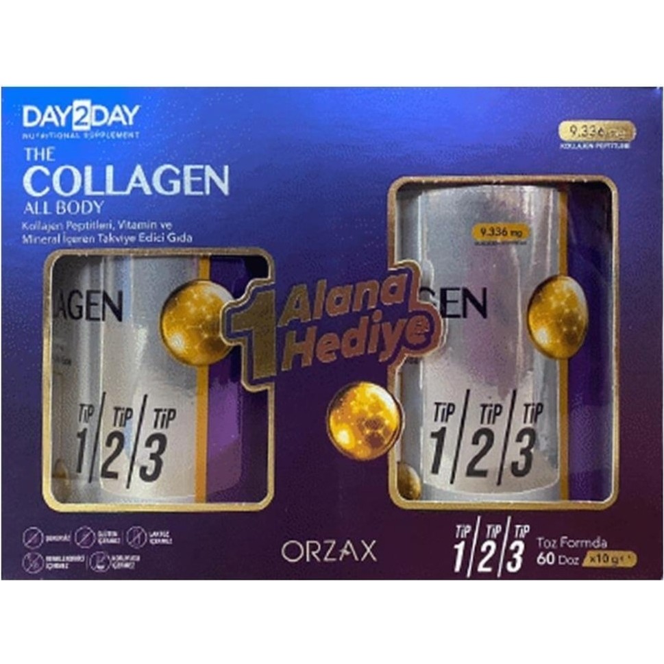 Day2day The Collagen All Body Toz 300 Gr - 1 Alana 1 Bedava - -- Giyim & İç Giyim Fiyatı
