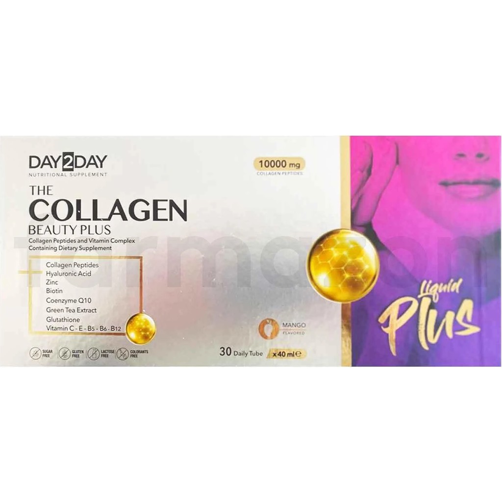 Day2Day The Collagen Beauty Plus 30 Tüp 40 ml Mango Aromalı Kolajen Peptit İçeren Türkiye Menşeli Diğer Fiyatı