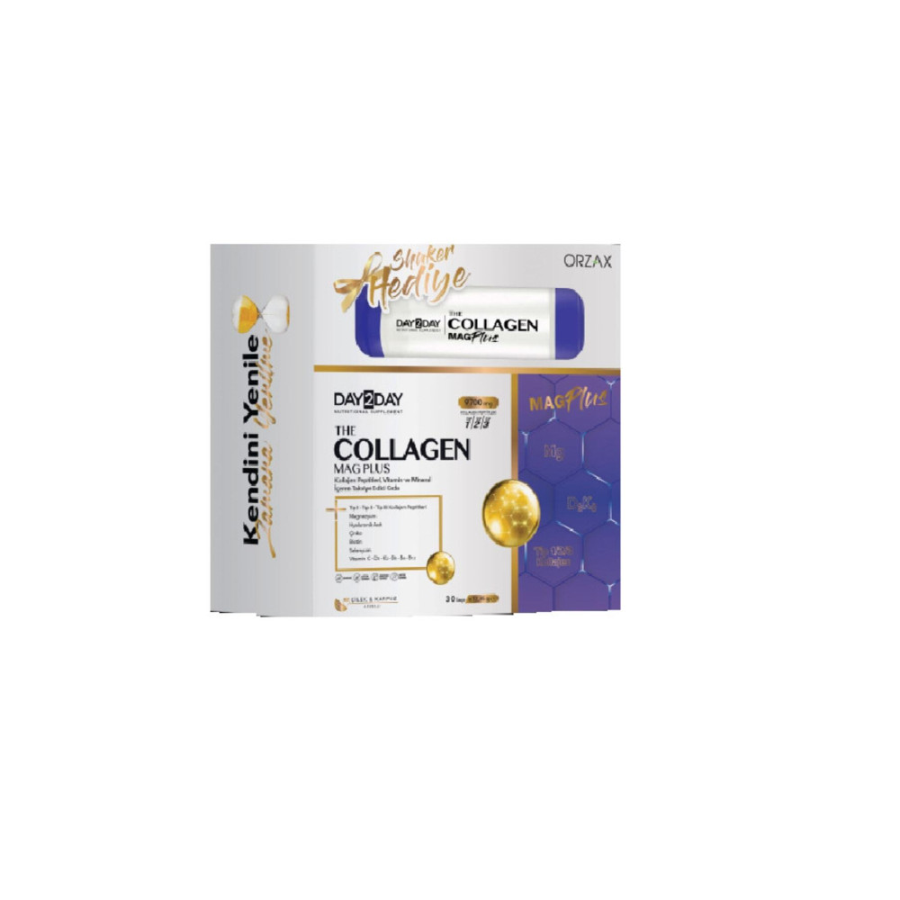 DAY2DAY The Collagen Mag Plus 30 Saşe Shaker Hediye Sağlık Fiyatı