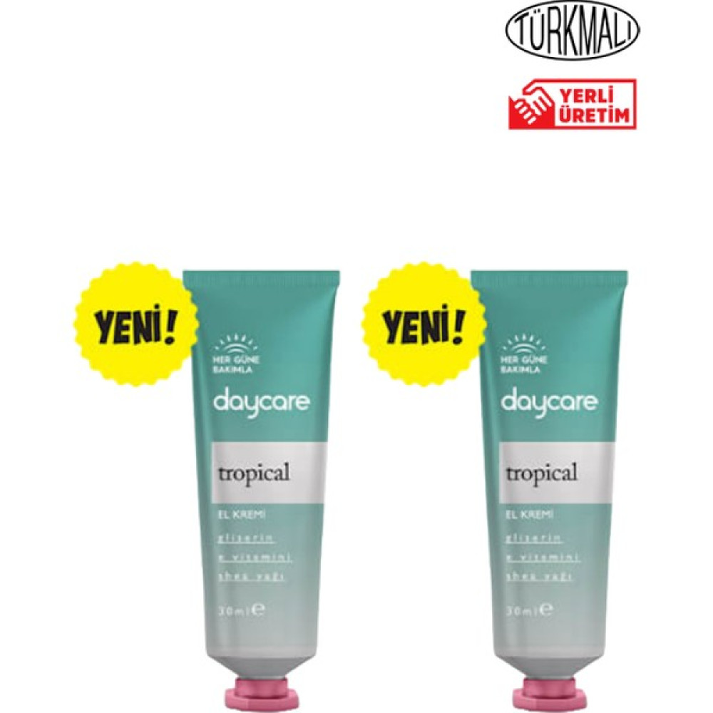 Daycare Tropikal El Kremi 2 Adet x 30 ml - 30 ml el kremi Oto Boyaları Fiyatı