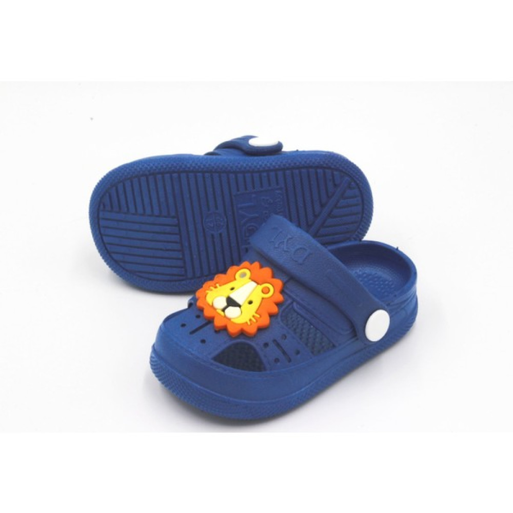 Daye Crocs Model, Kaydırmaz Tabanlı, Hayvan Figürlü, Yumuşak Çocuk Sandalet Terlik - Gece Mavisi Erkek Çocuk Terlik & Sandaleti Fiyatı