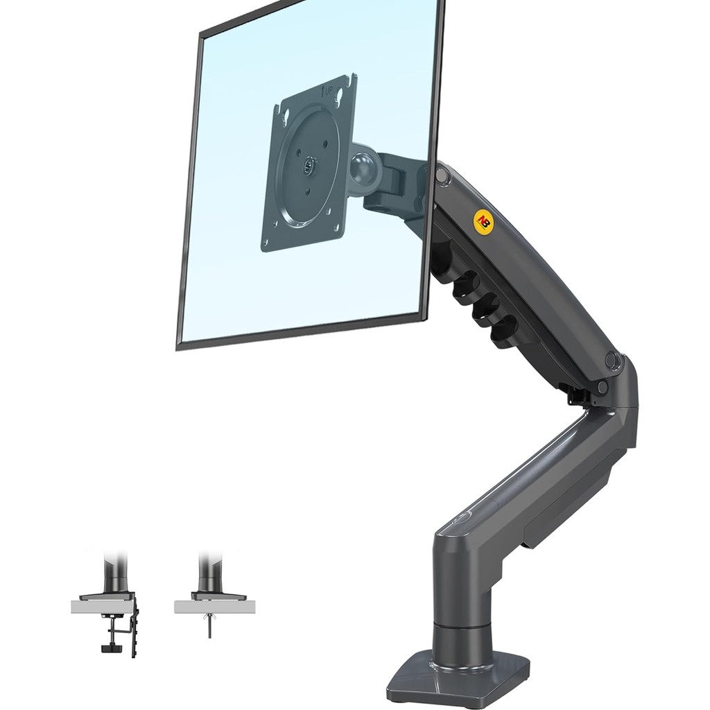 Daytona North Bayou F80 Amortisörlü Daytona 17-27'' Masa Üstü Vesa Uyumlu Monitör Standı - Siyah Monitör Aksesuarları Fiyatı