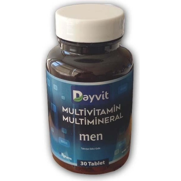 Dayvit Multivitamin Men 30 Tablet Diğer Fiyatı